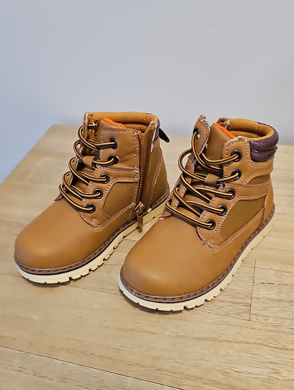 Eddie Bauer Toddler Kids Brown Boots Size 9 -Like New